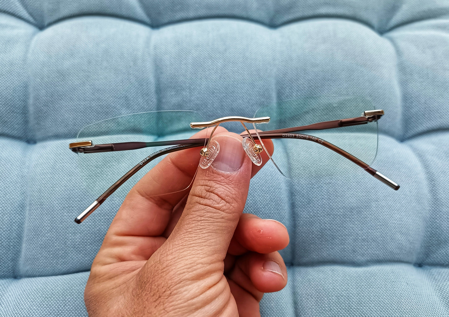Anti Blue Light Glasses - Rimless Go.