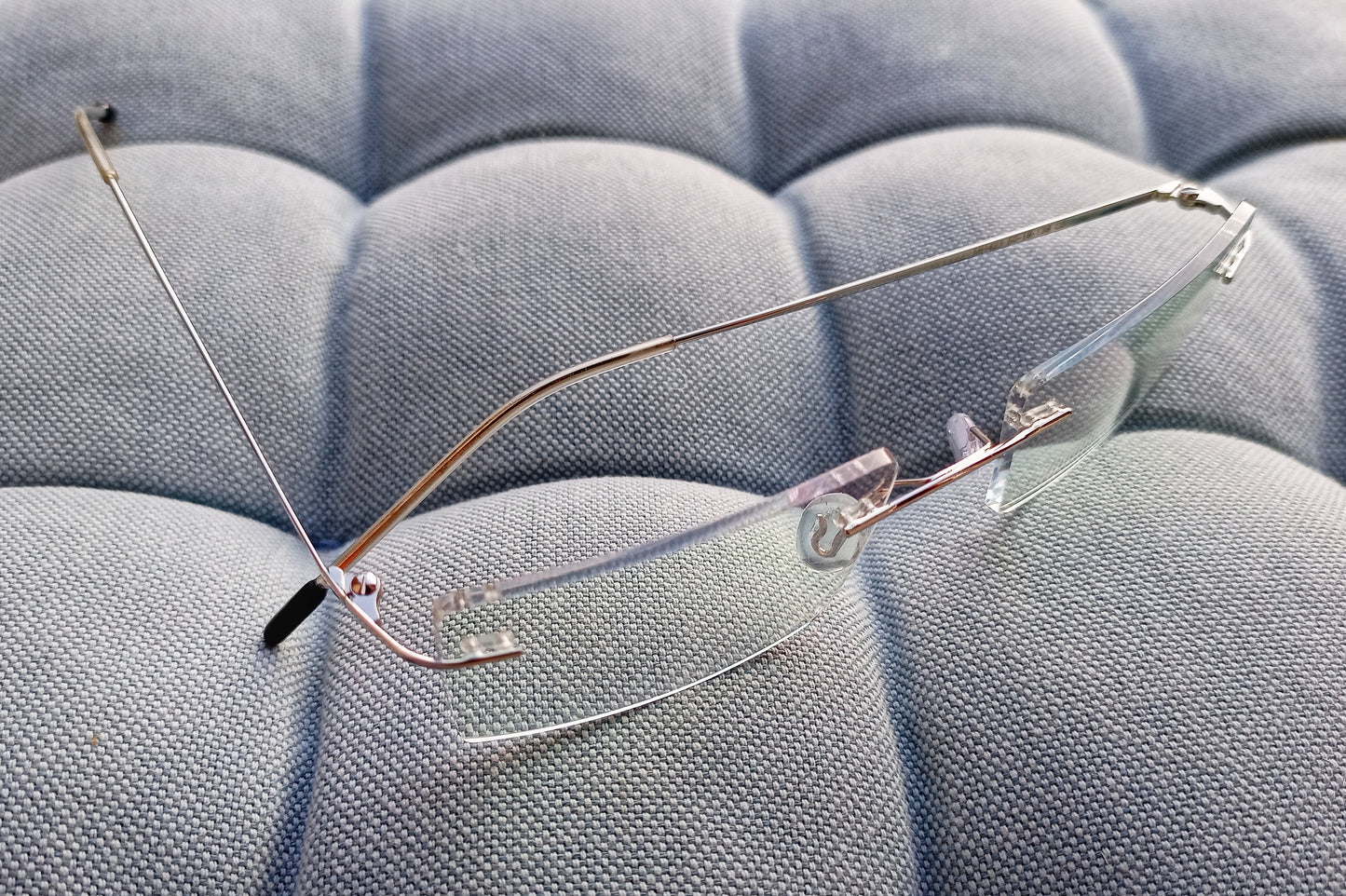 Anti Blue Light Glasses - Rimless Pro