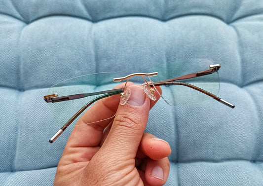Anti Blue Light Glasses - Rimless Go.
