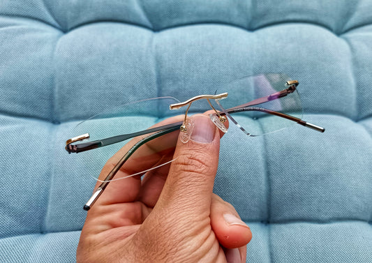 Anti Blue Light Glasses - Rimless Go.