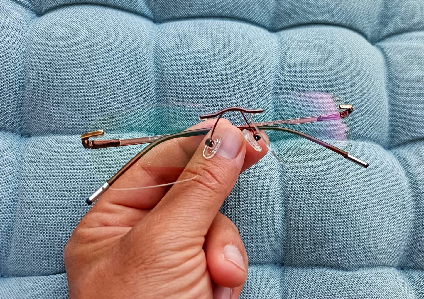 Anti Blue Light Glasses - Rimless Go.