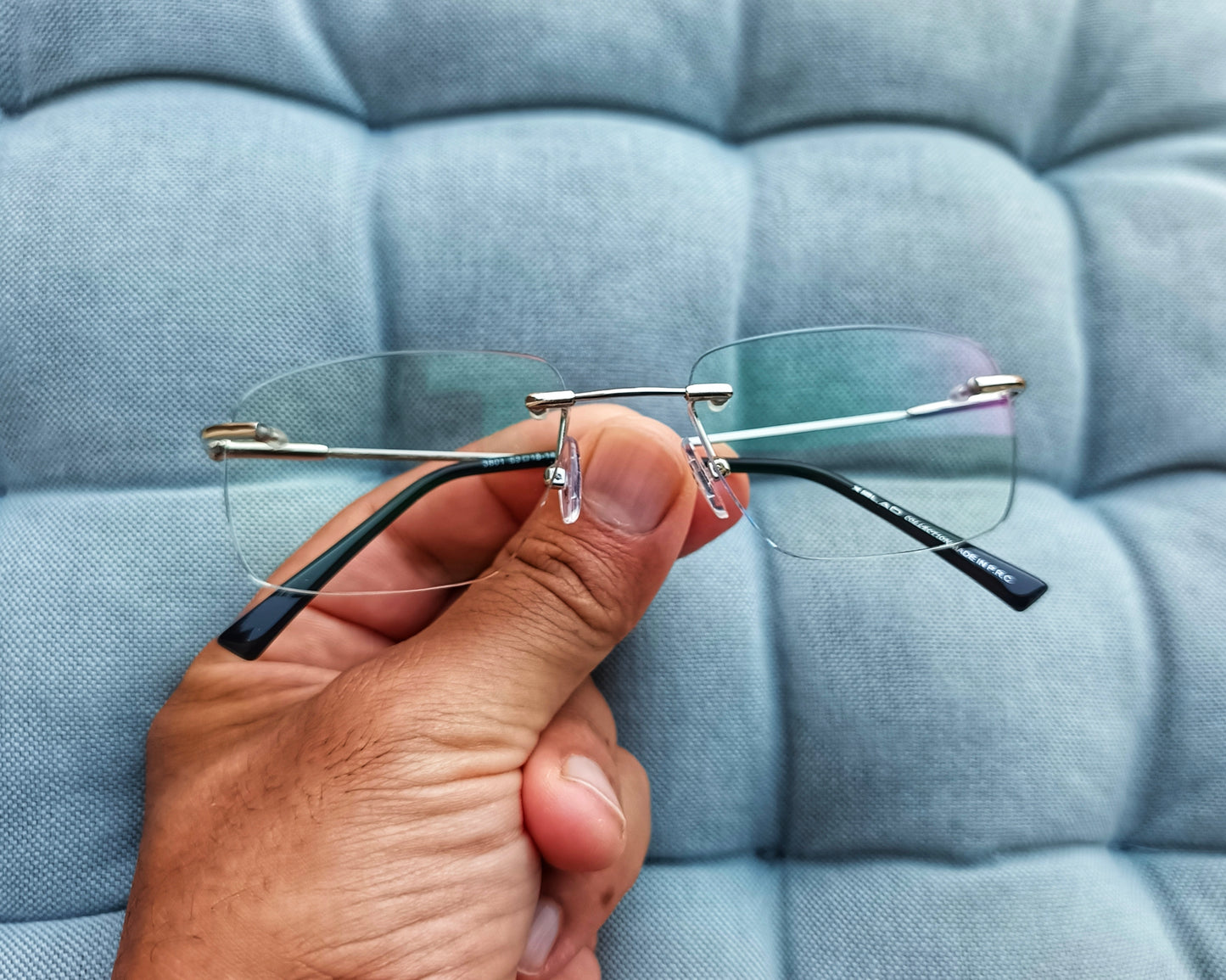 Anti Blue Light Glasses - Rimless Flex