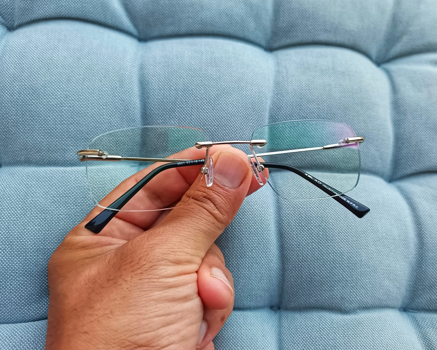 Anti Blue Light Glasses - Rimless Flex