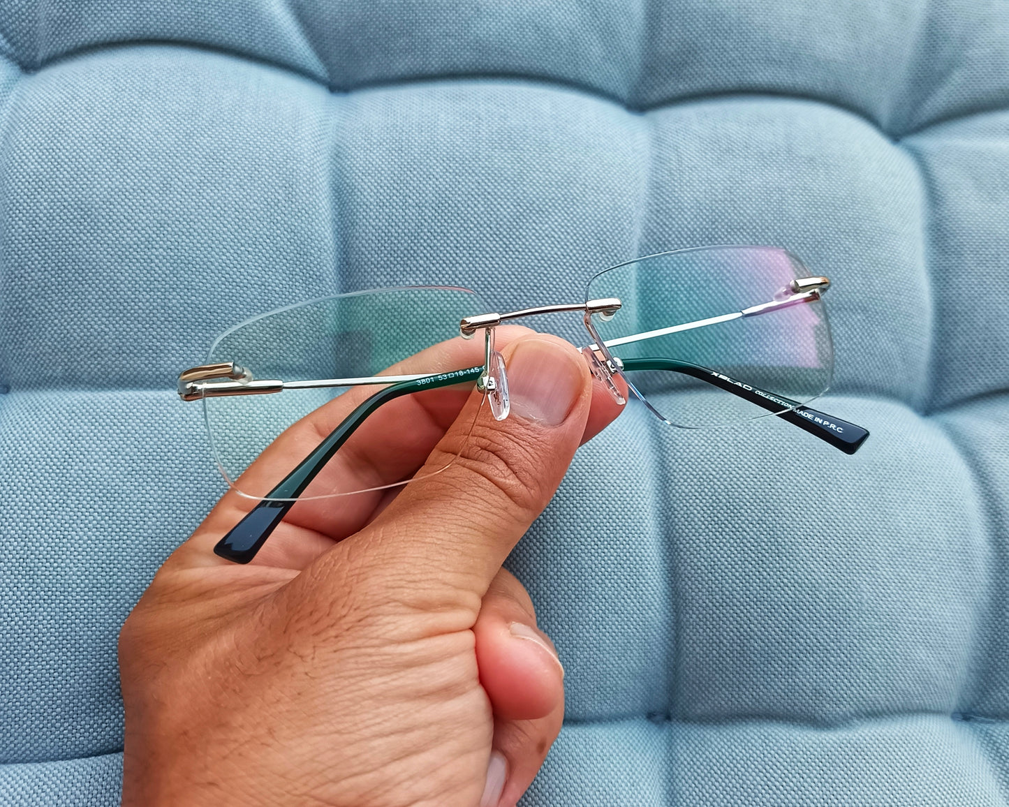 Anti Blue Light Glasses - Rimless Flex