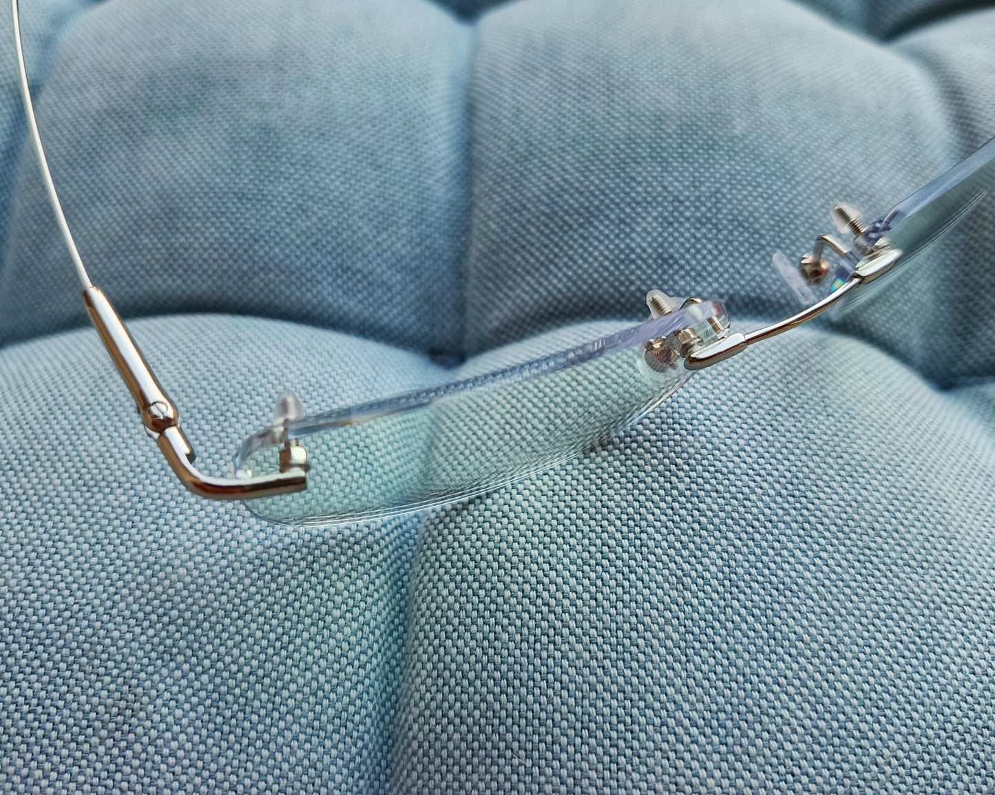 Anti Blue Light Glasses - Rimless Flex