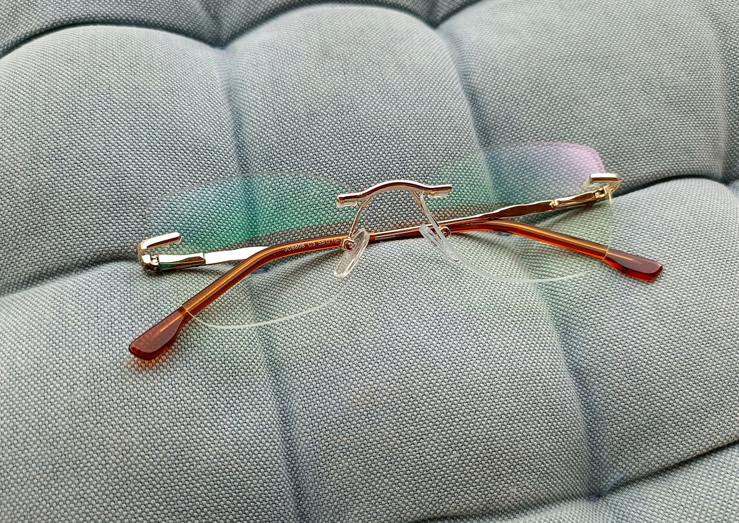 Anti Blue Light Glasses - Rimless Female