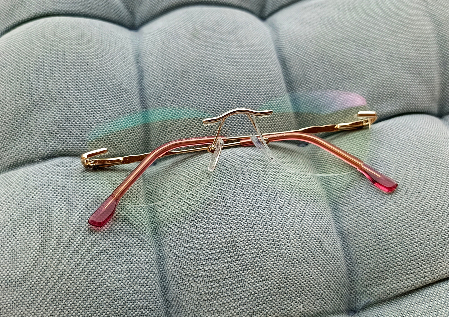 Anti Blue Light Glasses - Rimless Female