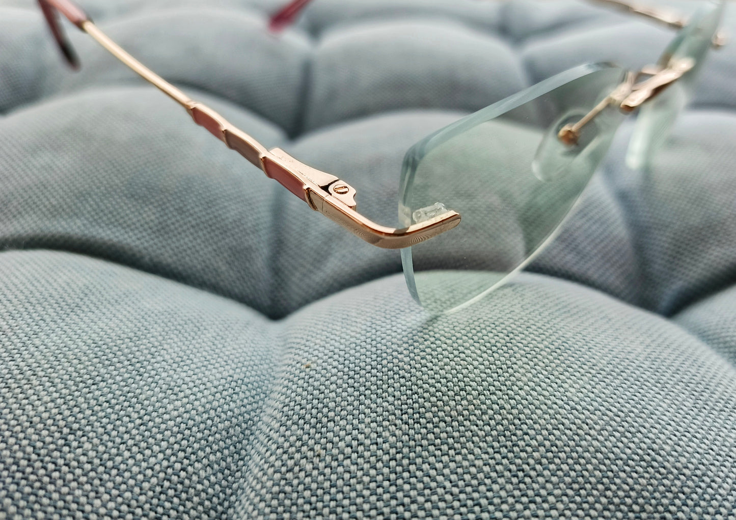 Anti Blue Light Glasses - Rimless Female